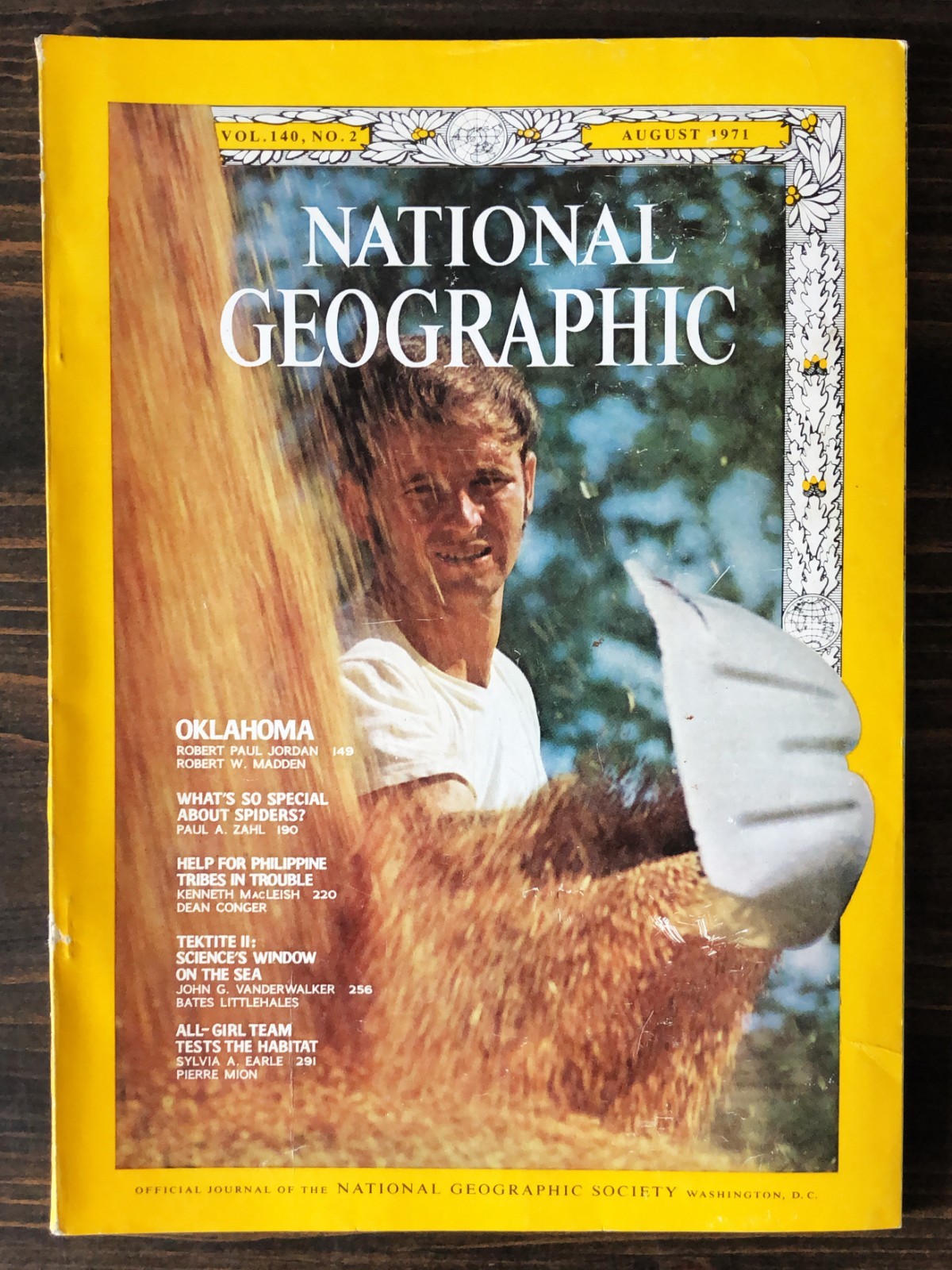 1971 National Geographic Magazine - August