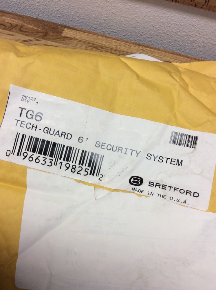 Bretford TG6 Tech Guard 6' Computer Security System