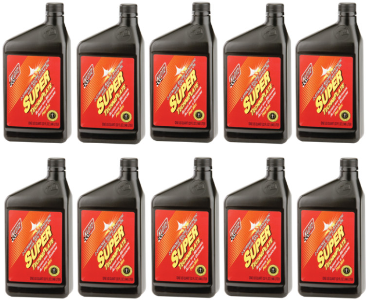 1 case of KLOTZ KL-100 Super Techniplate 2-Cycle Racing Oil - Quarts - Qty (10)