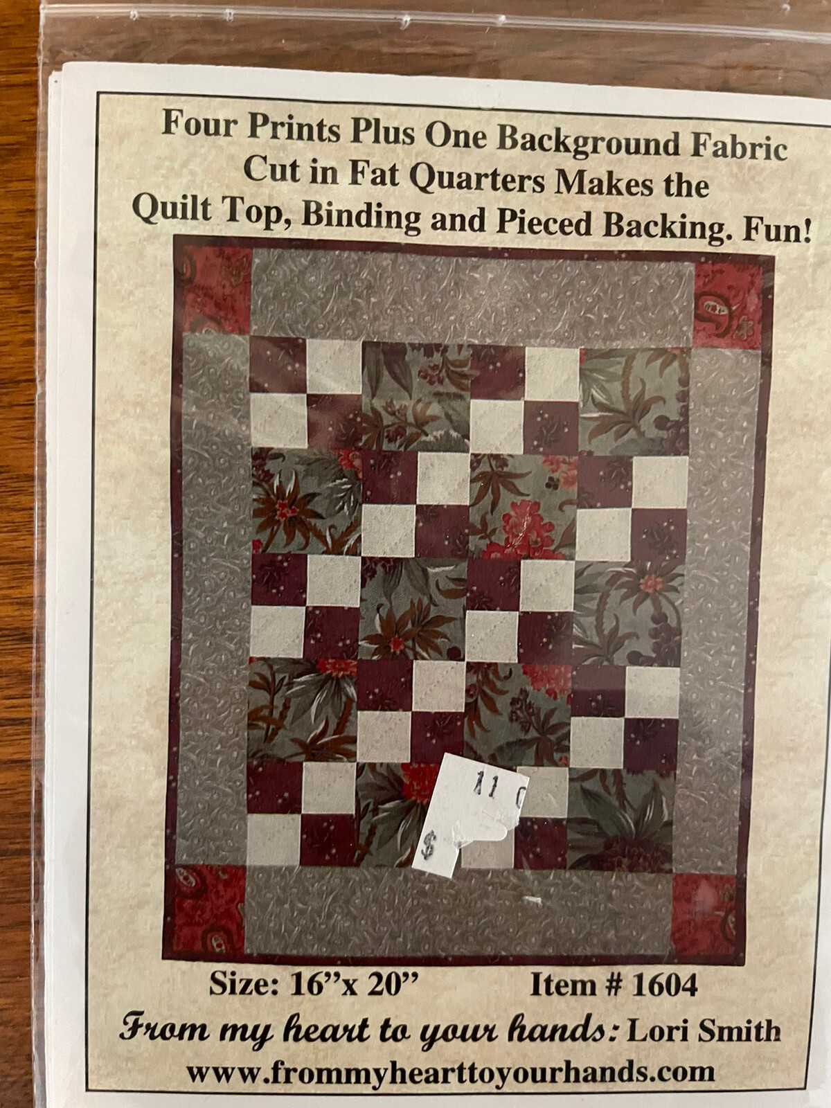 Jacob's Journey Mini Quilt pattern by Lori Smith-NIP-Four Plus 1= Fun