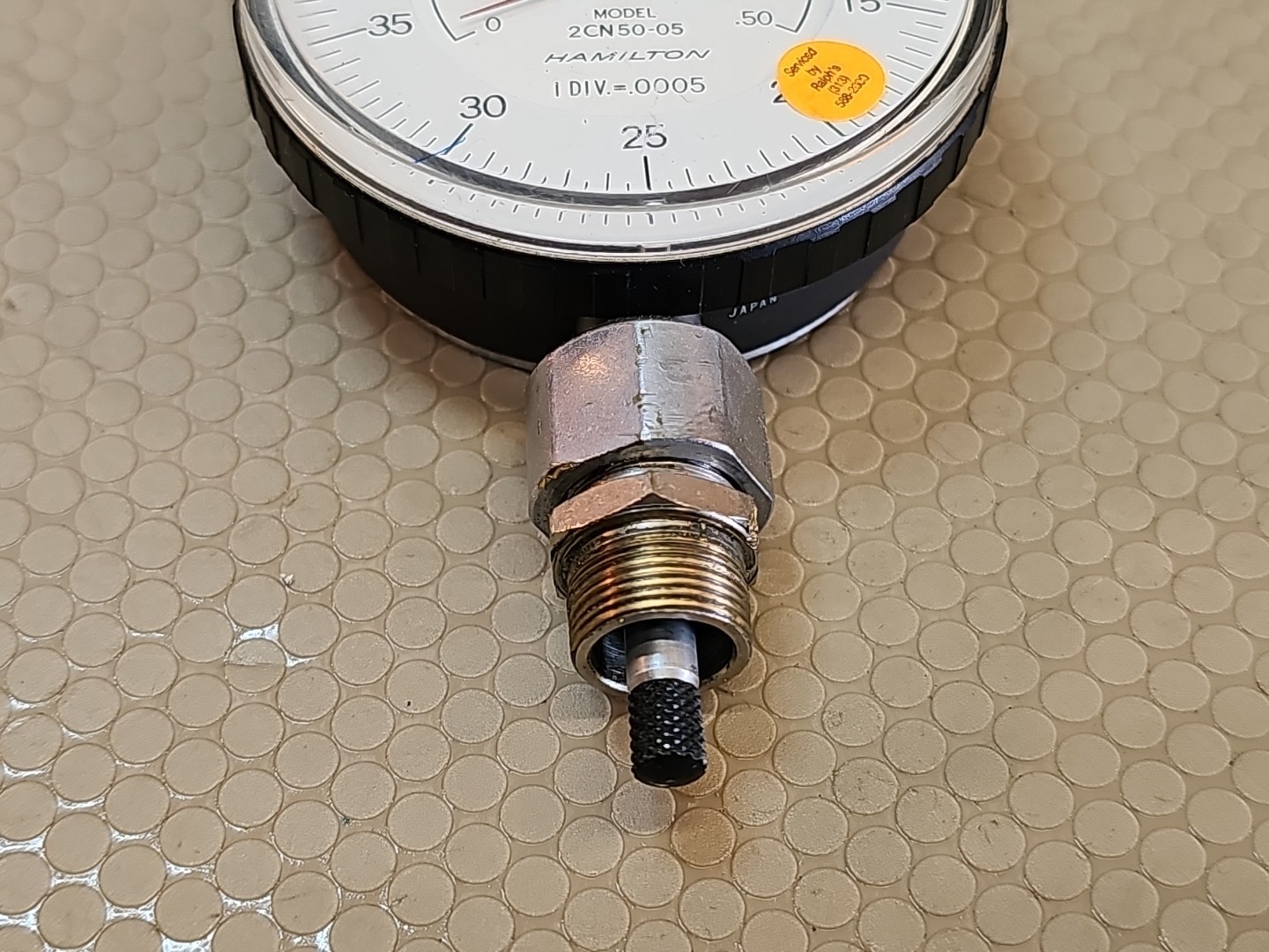 HAMILTON DIAL GAGE MODEL 2CN50-05 - 1 DIV.=.0005