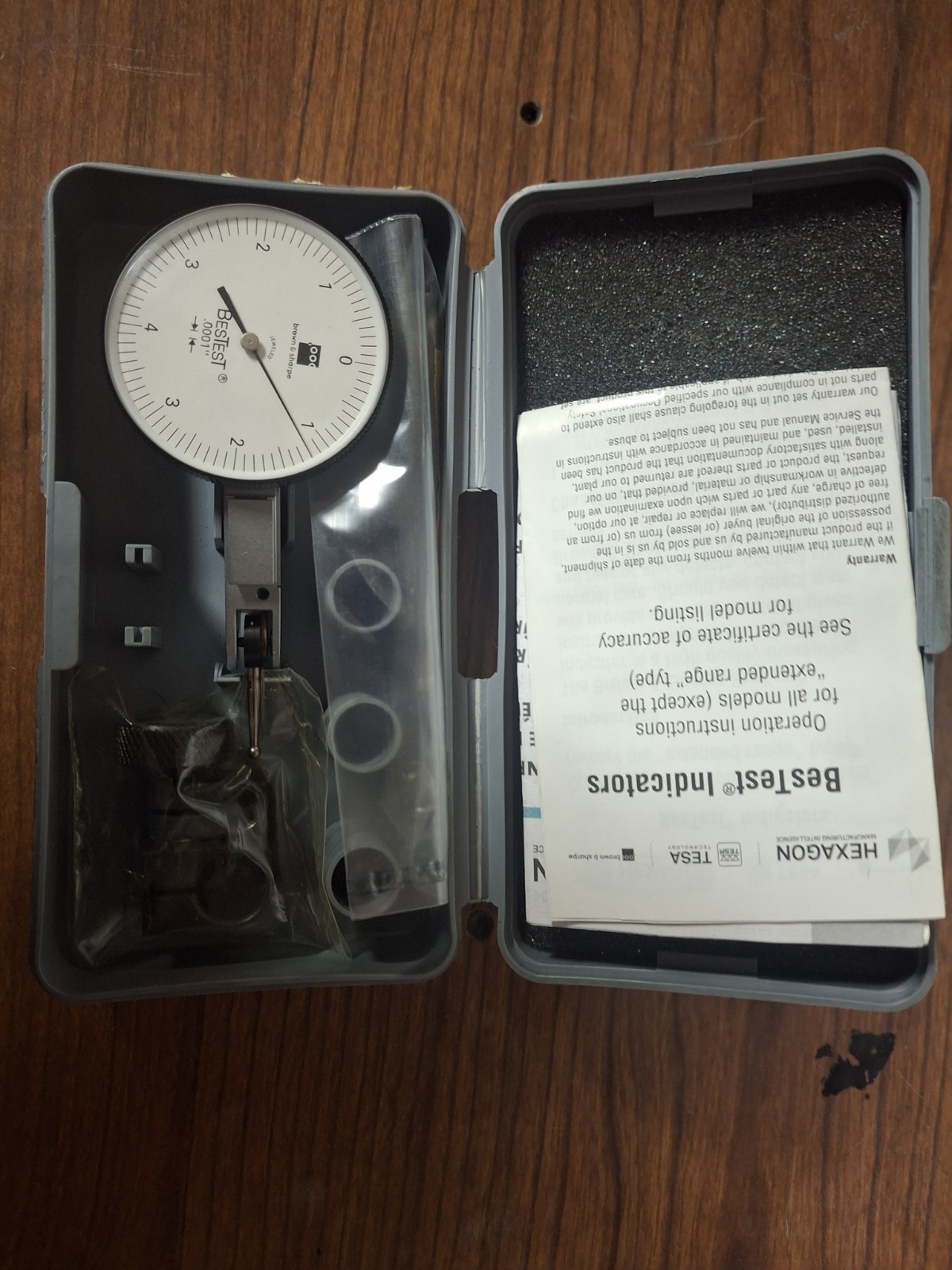 Brown & Sharpe BesTest  .0001" Dial Test Indicator - New