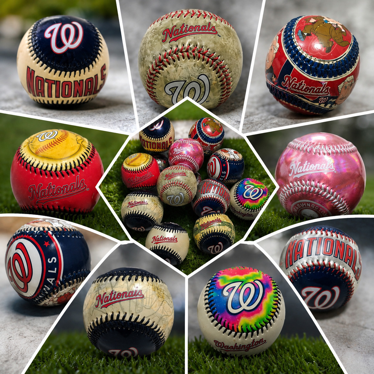 Washington Nationals Collectible Souvenir  Baseball **Your Choice**