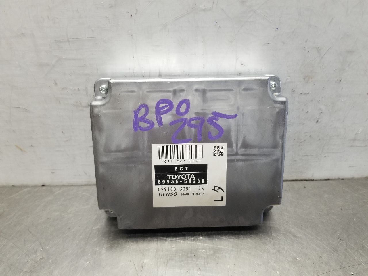12 2012 LEXUS LS460 AUTOMATIC TRANSMISSION CONTROL MODULE 8953550260