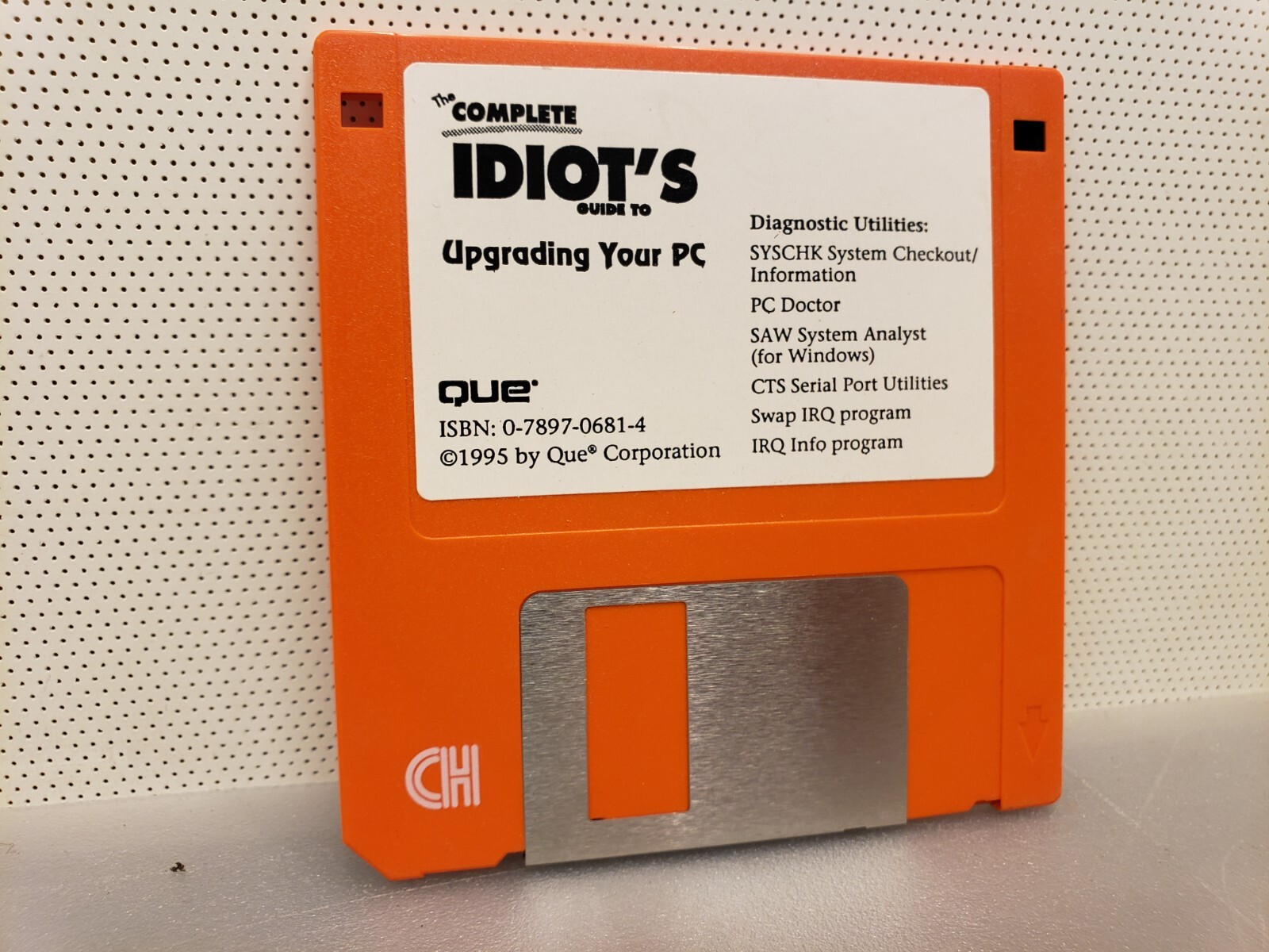 Vintage Idiot's guide to Upgrading Your PC Software 1.44MB 3.5" Floppy Disk