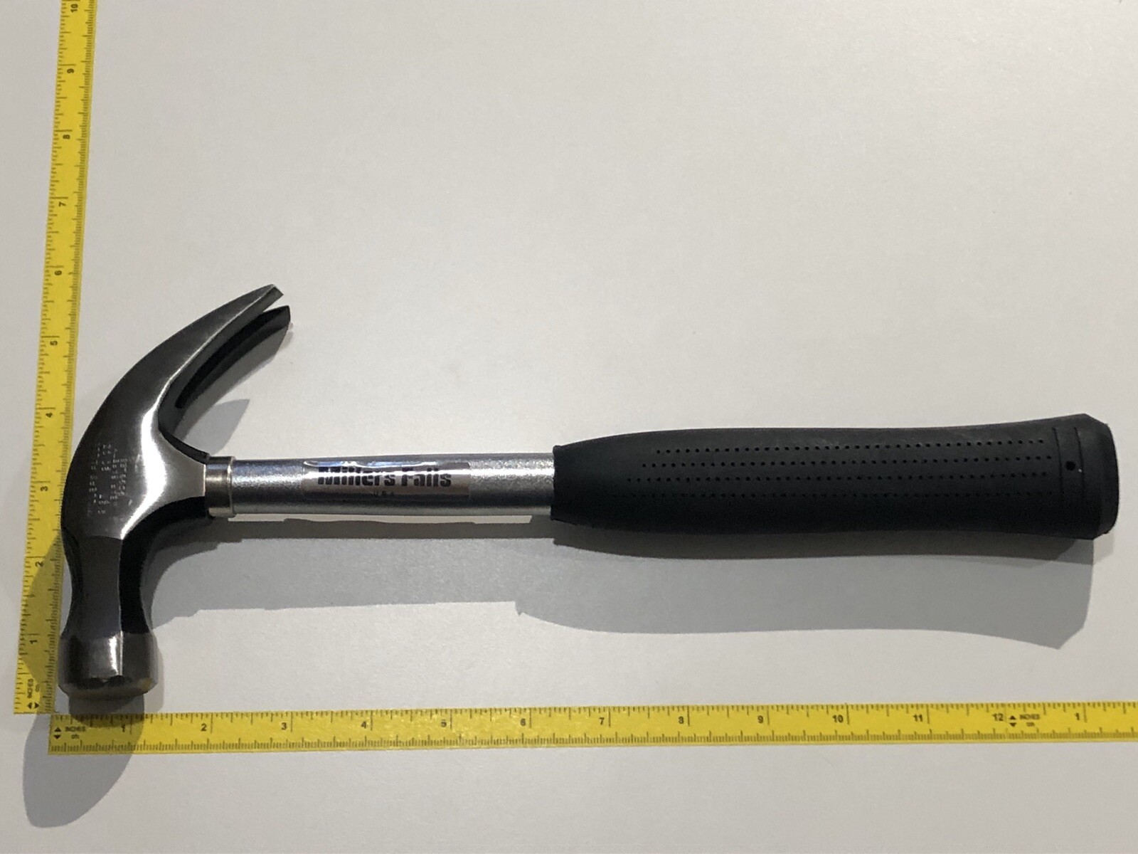 VTG Millers Falls Tubular Hammer No.9137 Curved Claw Handle Tool NOS 20oz USA