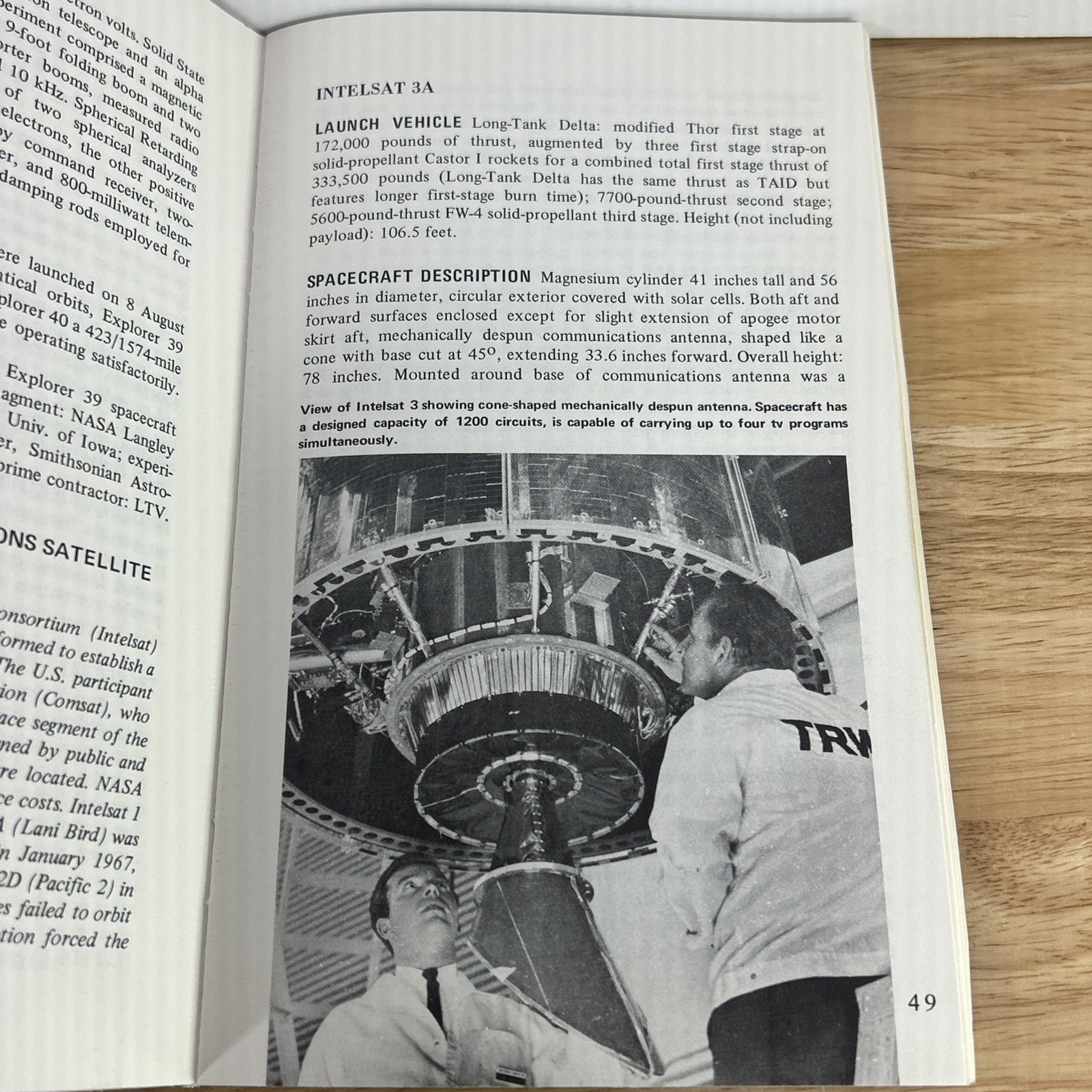 Space Log Winter 1968 1969 The Soviet Space Program Published by TRW Vintage