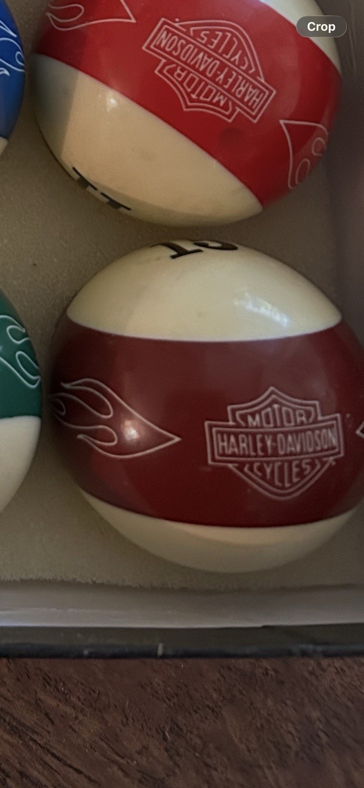 Harley Davidson Individual Replacement/decoration Pool Ball 15 Fifteen Ball Only