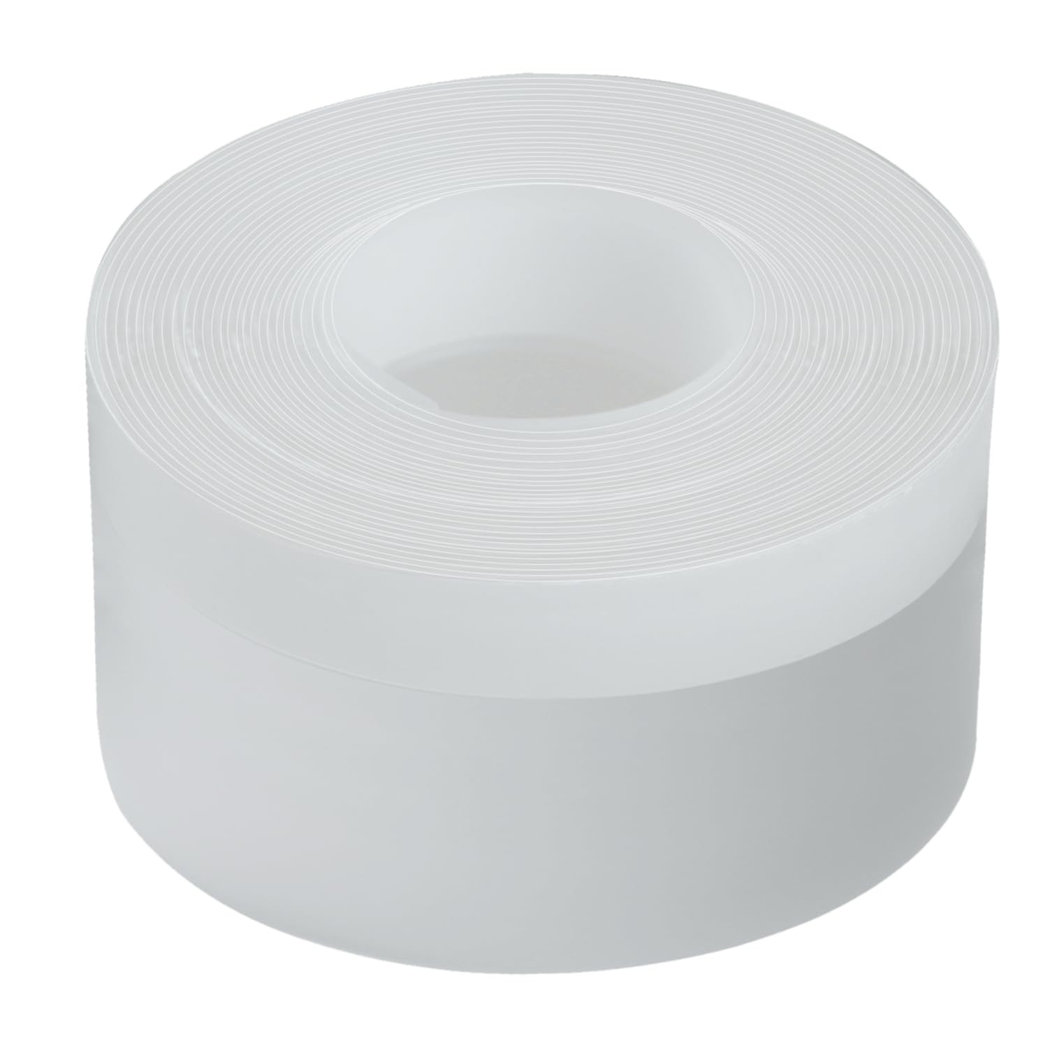 Silicone Weather Stripping Seal Tape 1.77 inch × 16.4 Feet, transparent