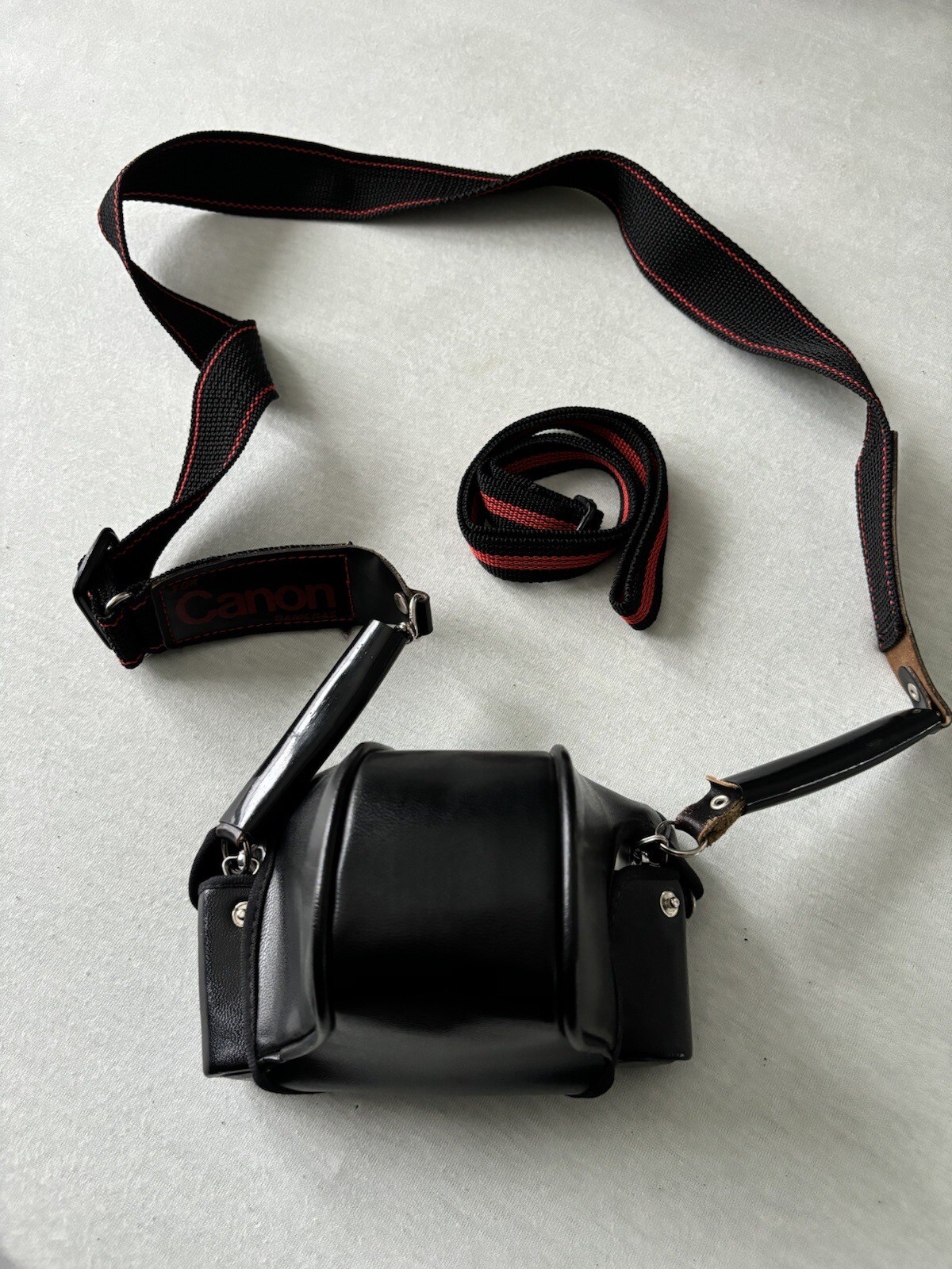 Chrome Canon AE-1 Program SLR Camera w 3 Lenses, Camera Case, Camera Bag, Filter