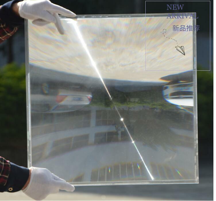 Square 600mm PMMA Fresnel Lens Focal Length 600mm Solar Concentrator Lens