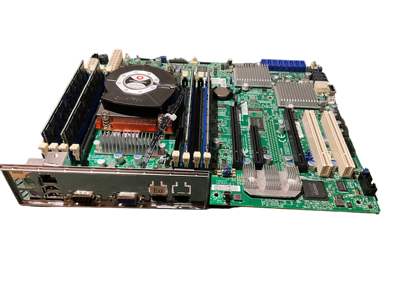 X9SRH-7TF SUPERMICRO INTEL E5-1620V2 CPU FAN AND HEATSINK 32GB MEM & I/O SHIELD
