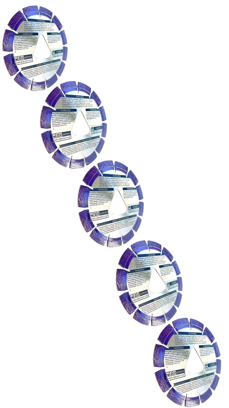 6'' XL6-1000 Husqvarna Soff-Cut 542777005 Purple Diamond Blade early entry 5pk