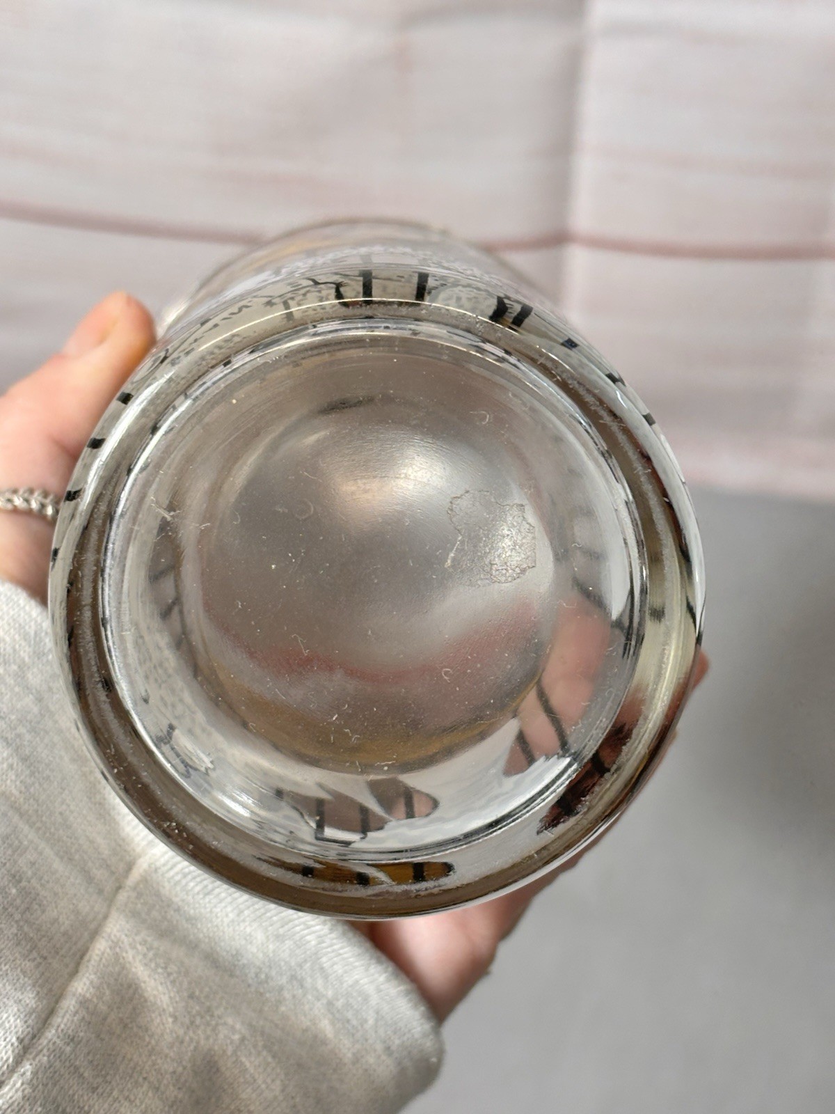 Hazel Atlas Ragtime Cocktail Shaker Glass MCM Display Only READ MORE