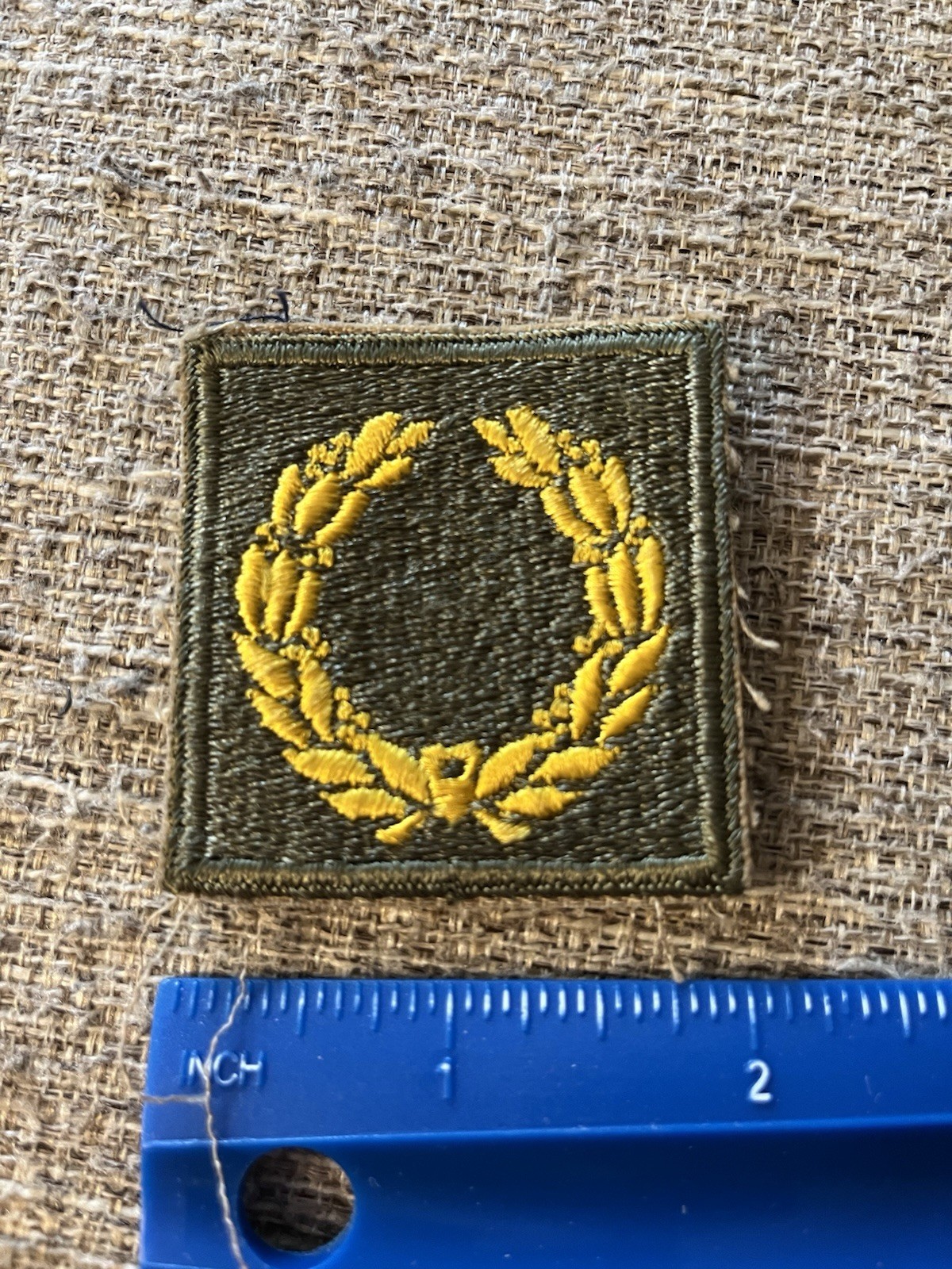 US Army Meritorious Unit Citation MUC Patch Wreath Square INV11308