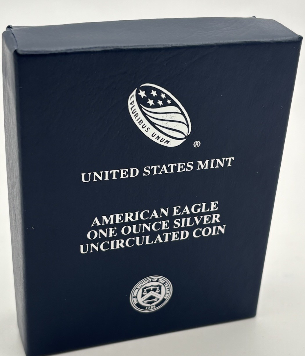2020 W Uncirculated Silver American Eagle w/COA & OGP