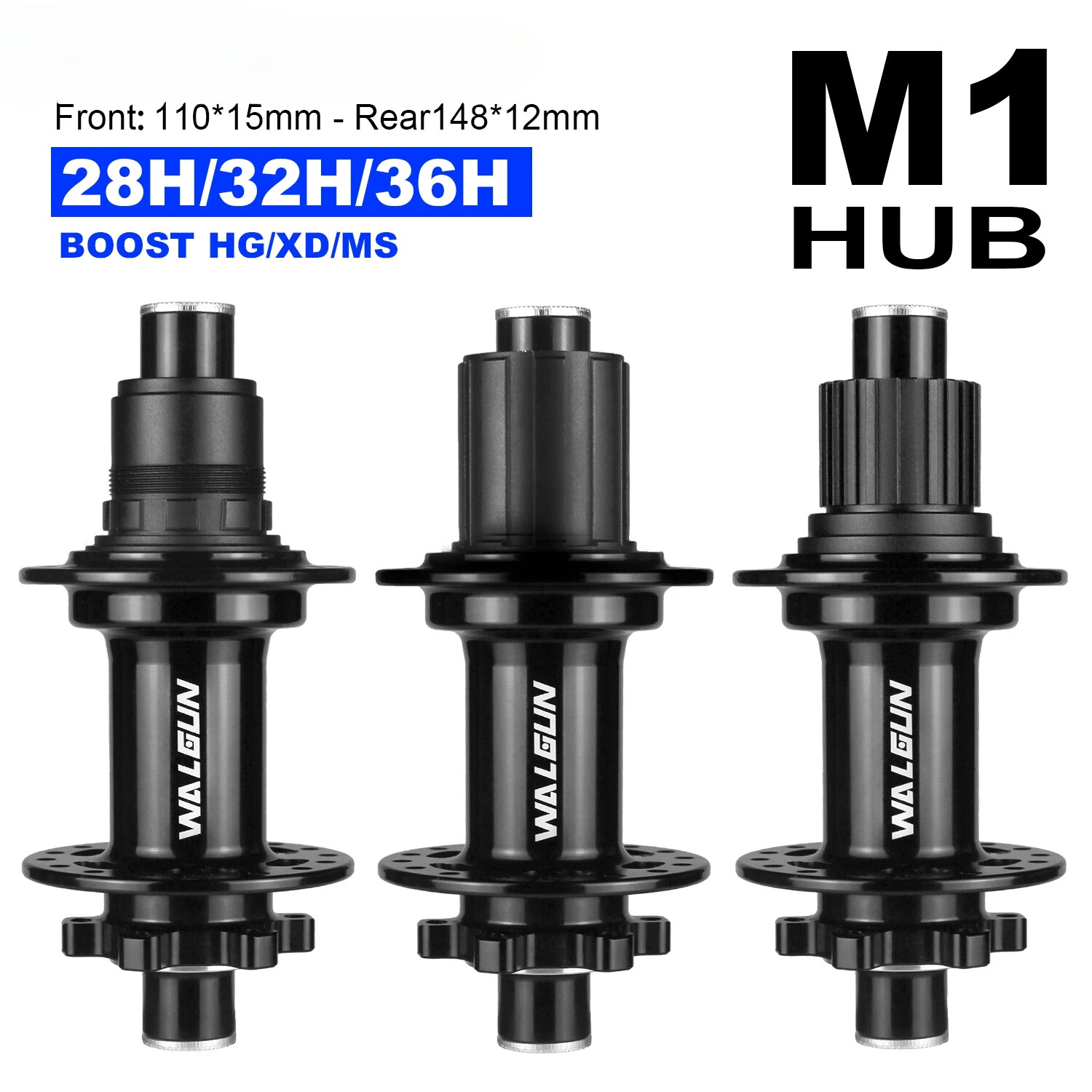 HG MS XD Boost Hub for MTB Bicycle120 Click Hub 6 Pawls 3 Teeth Hubs 8 -12 Speed