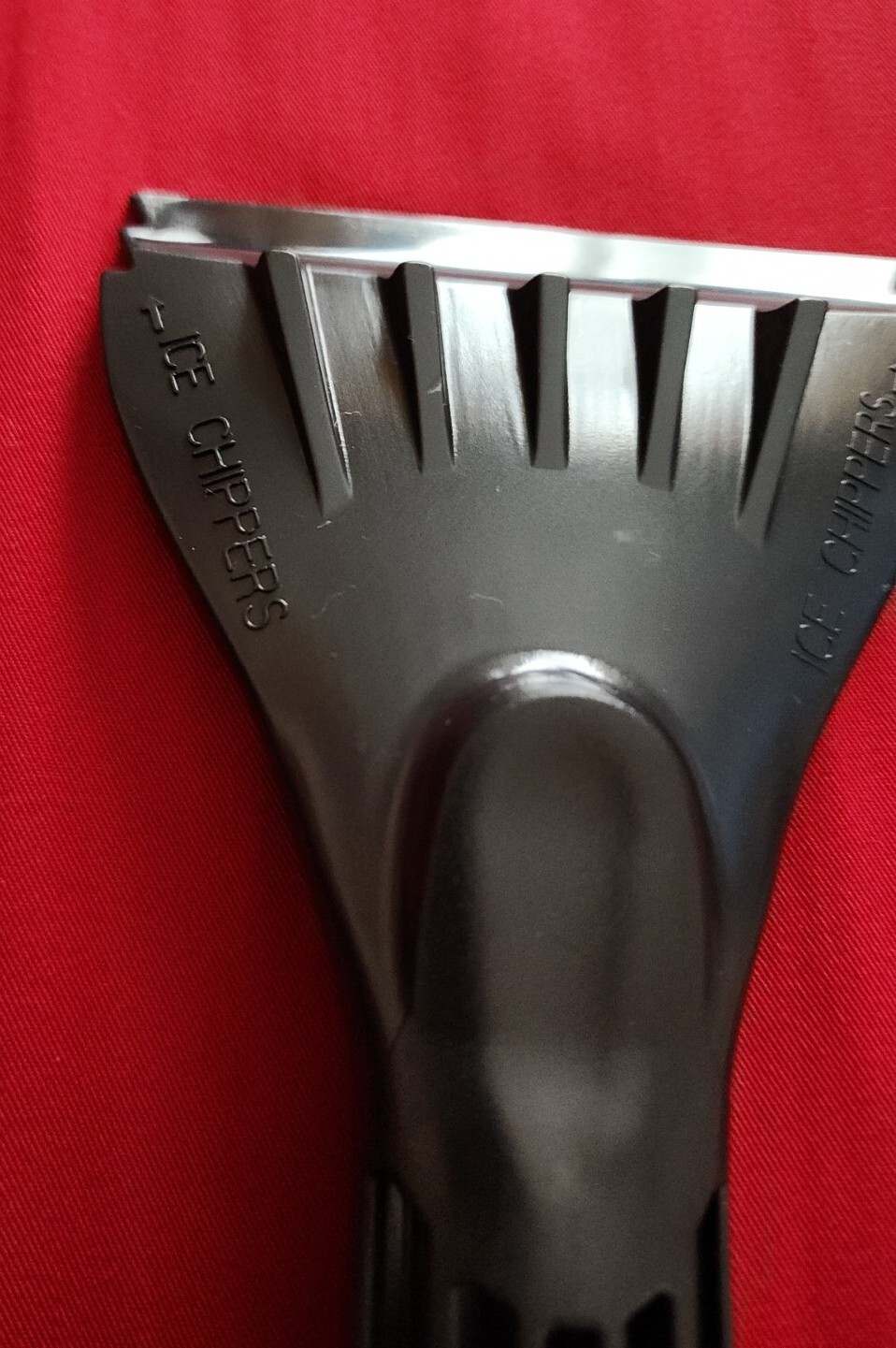 Hopkins Windshield Ice Scraper Tool w/Ice Chipper 9" Ergonomic Grip Black New