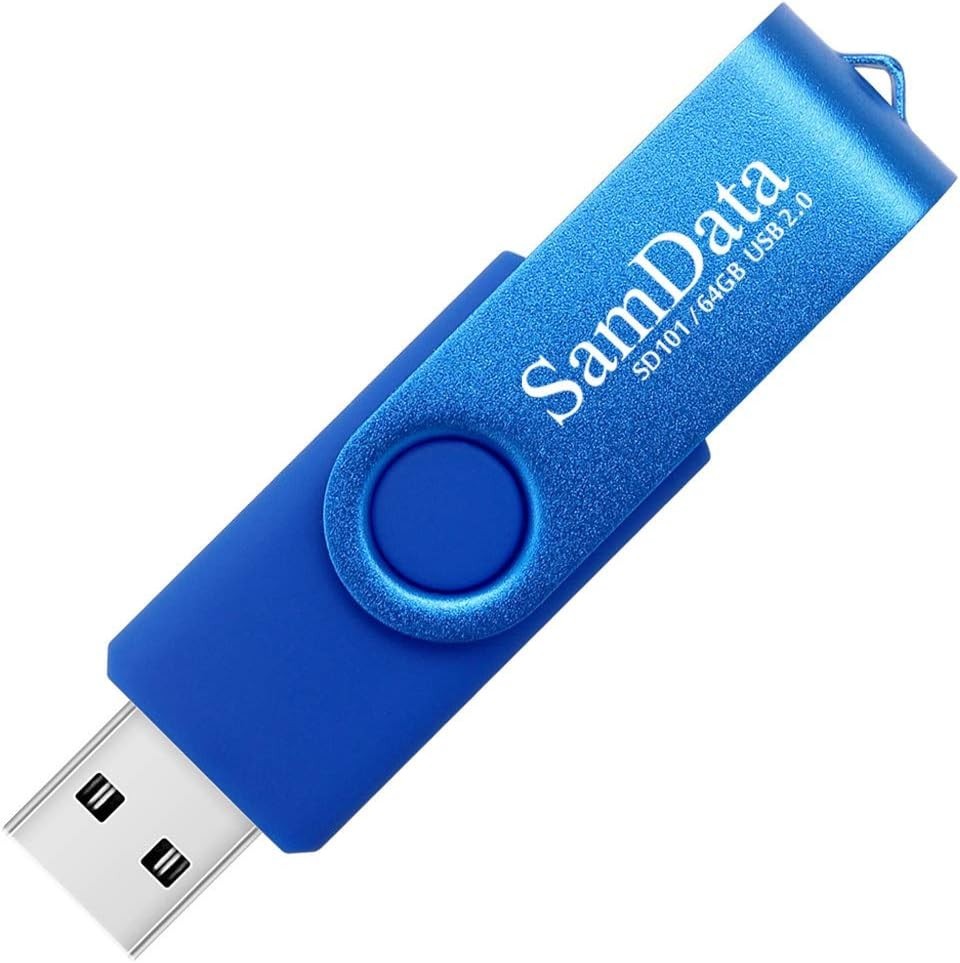 Durable USB Flash Drives 64GB with Unique Colors for Easy Content Organization