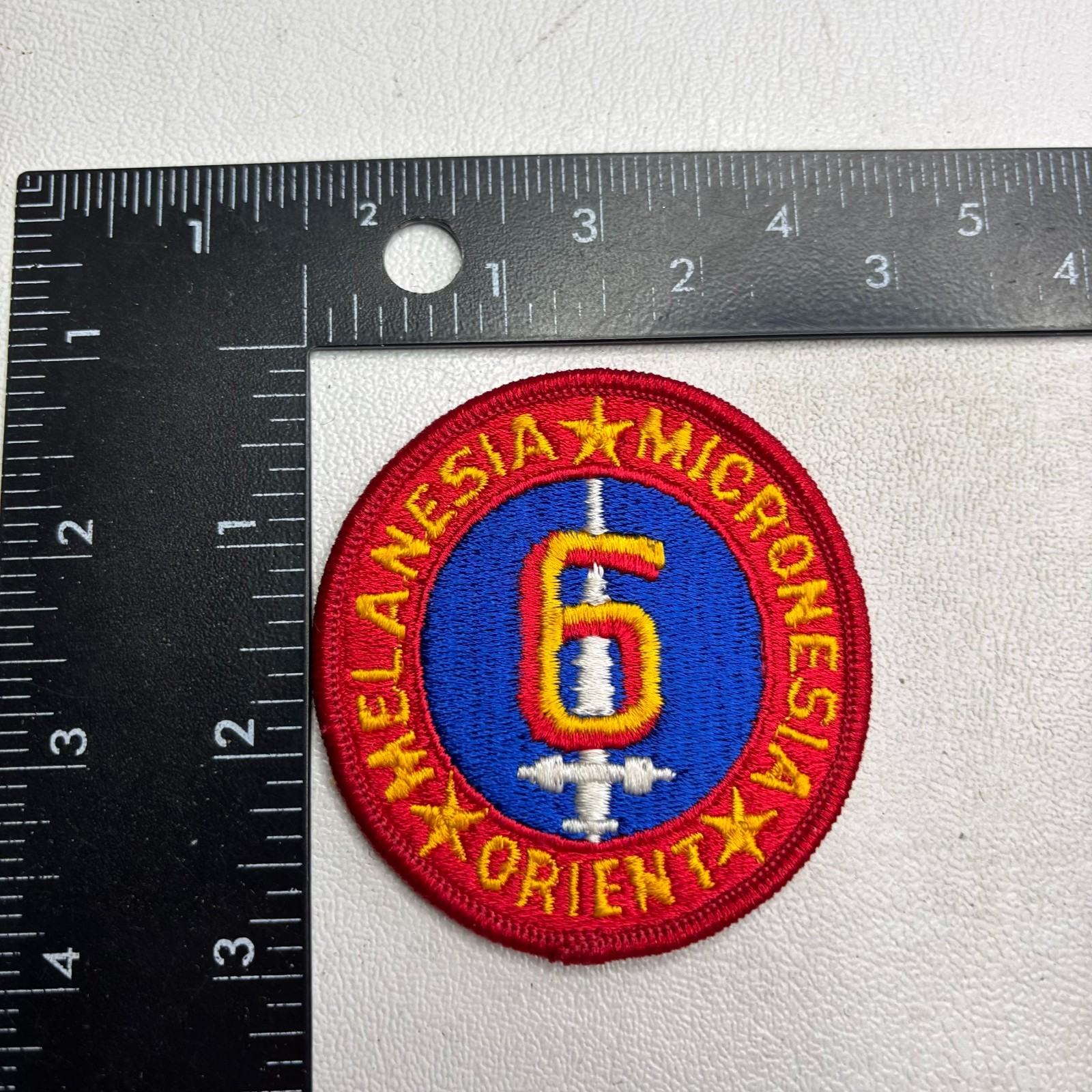 USMC Marine Corps 6th Marine Division Melanesia Micronesia Orient Patch 62NB