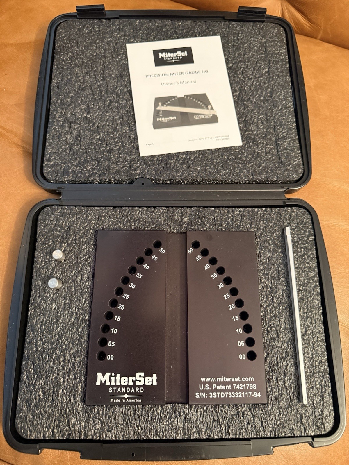 New MiterSet Standard Precision Miter Gauge Jig
