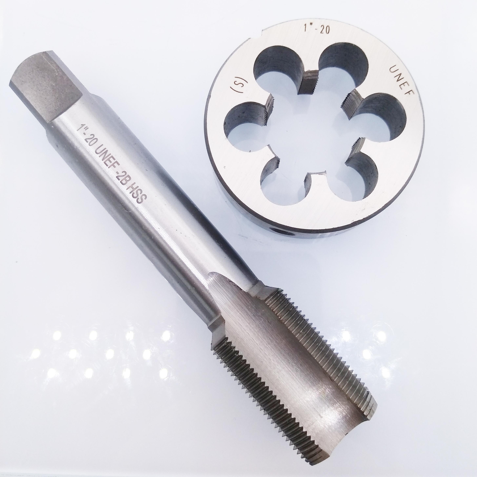 HSS 1"-20 UNEF Tap & 1"-20 UNEF Die Right Hand