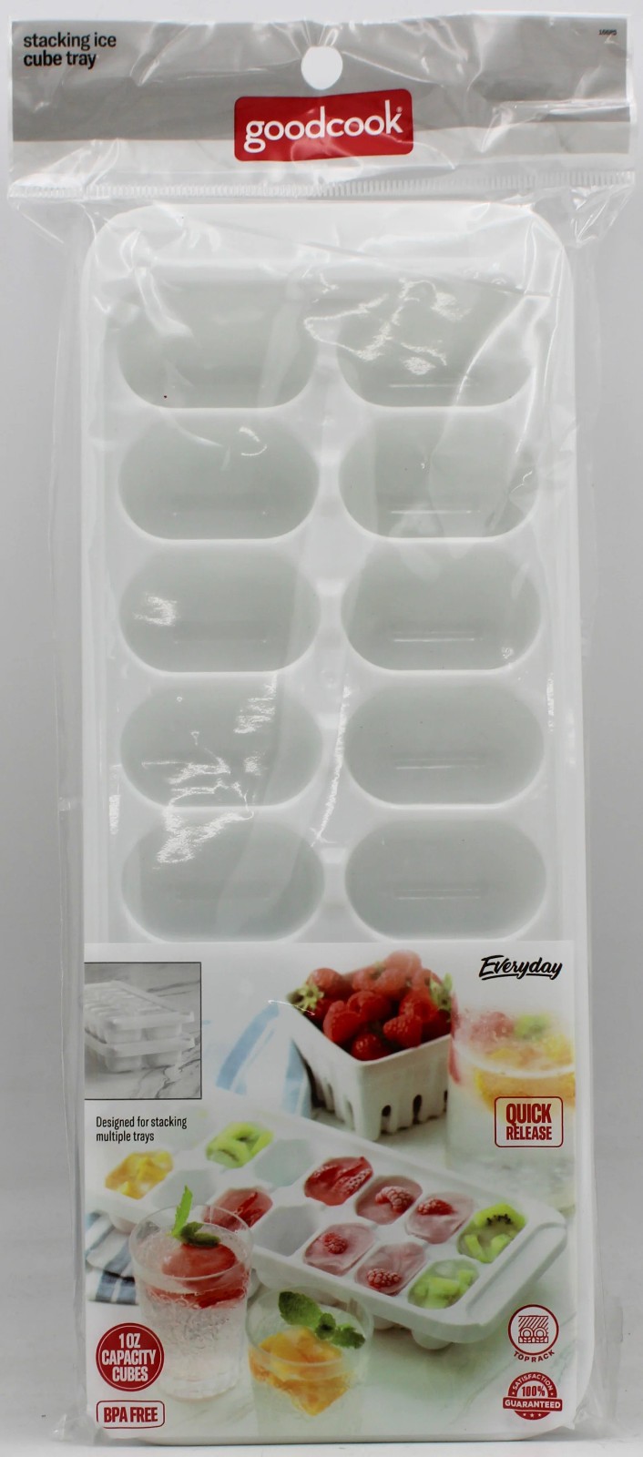 Good Cook Everyday White Ice Cube Tray | BRA FREE | BRAND NEW