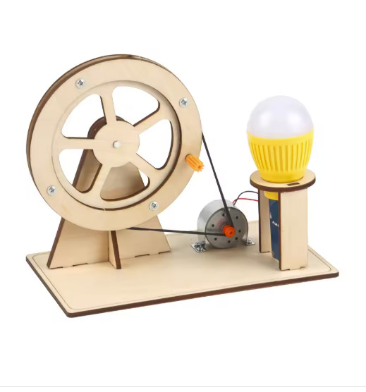Wooden Hand Generator STEM Science Educational Toy for Kids