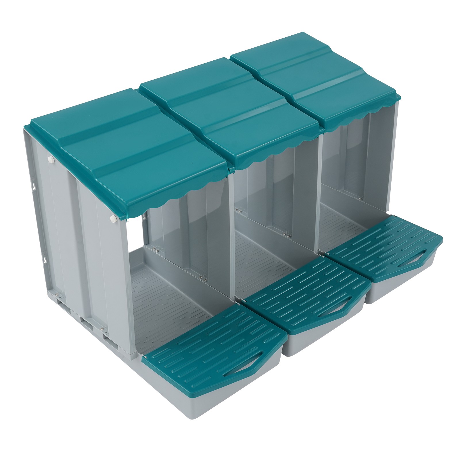 3 Compartments Hen Laying Box PP Chicken Egg Nexting Boxes for Chicken Coop