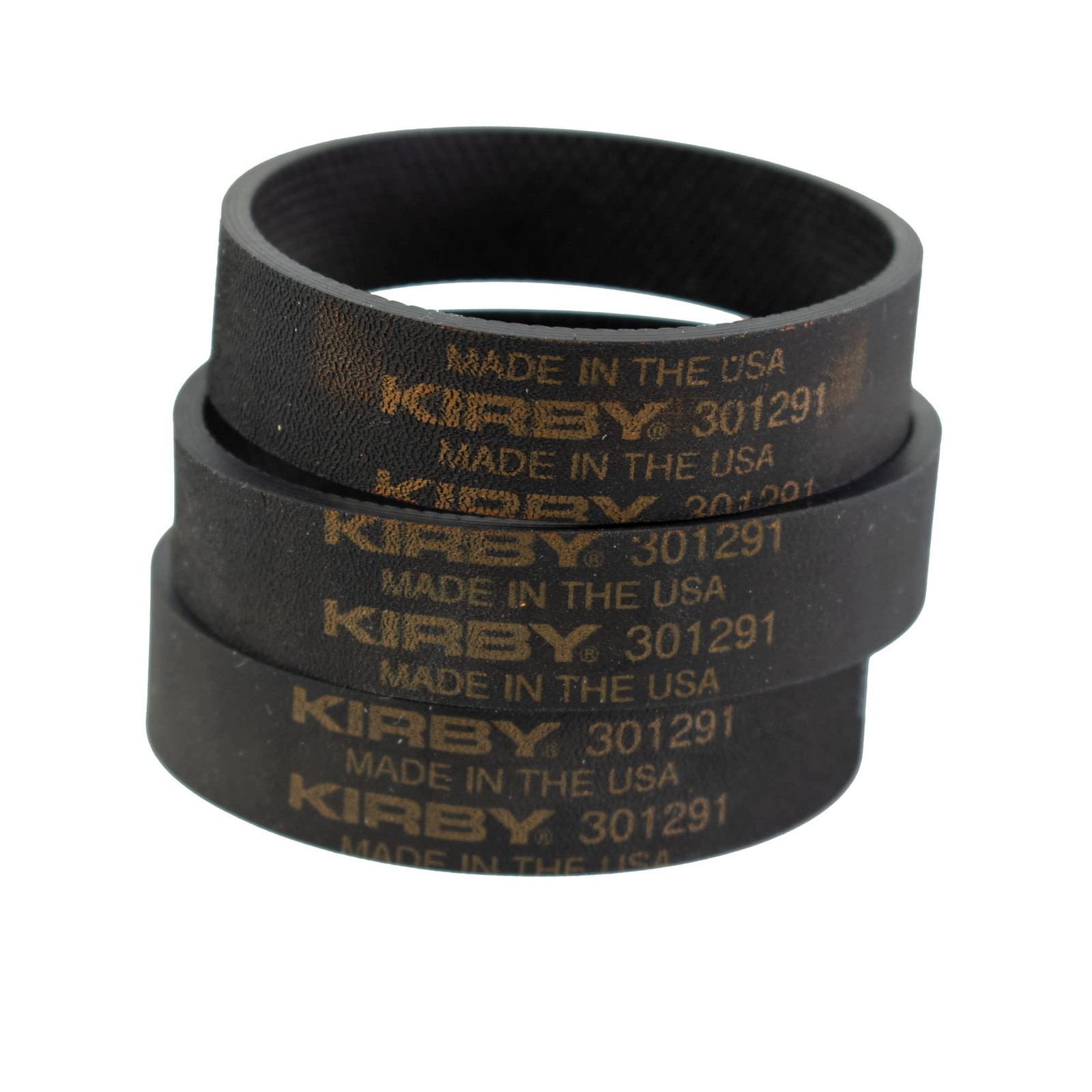 Kirby Vacuum Belt 3-Pack | Genuine OEM Replacement 1 Count (Pack of 3), Black