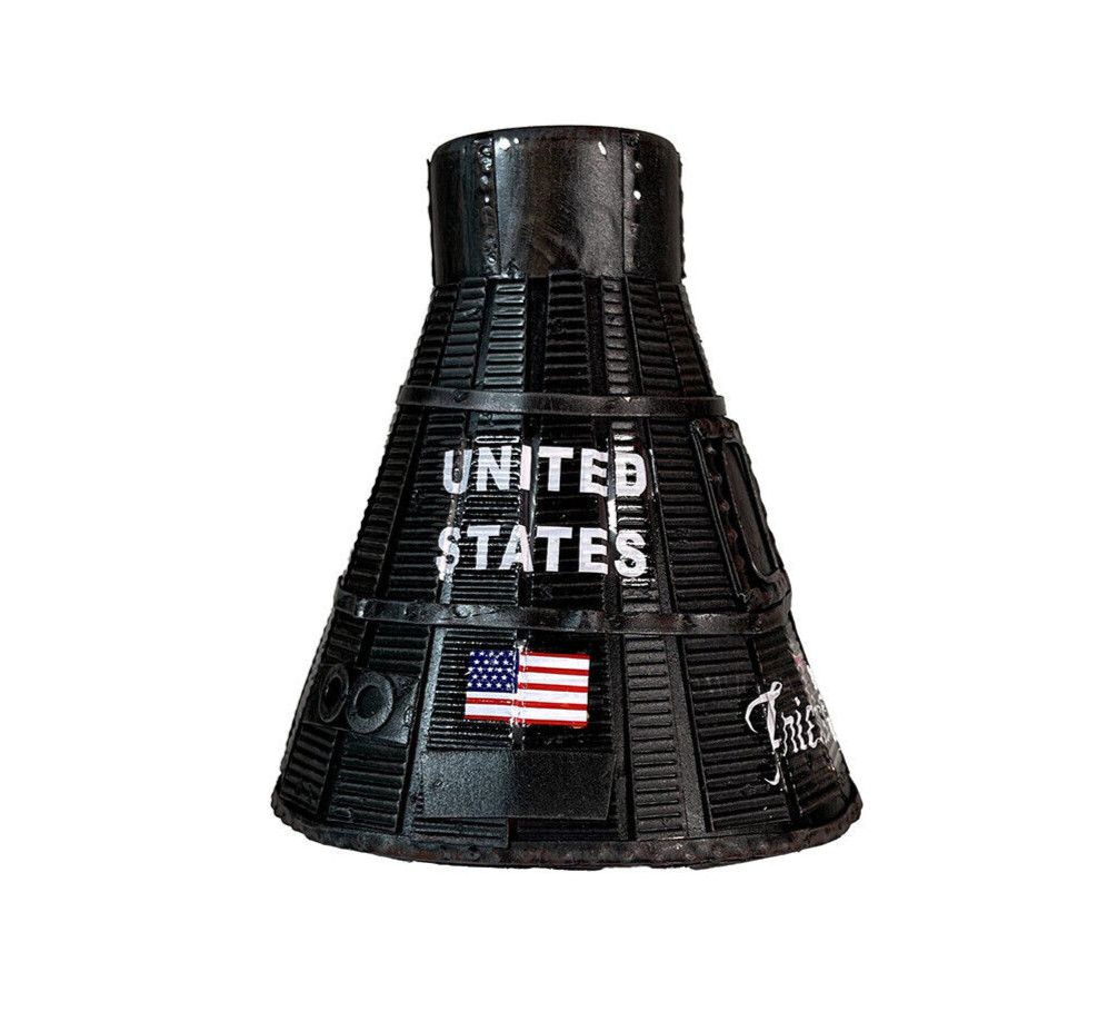 Mercury Friendship 7 Capsule Spacecraft Metal Model 6" NASA Space Mission New