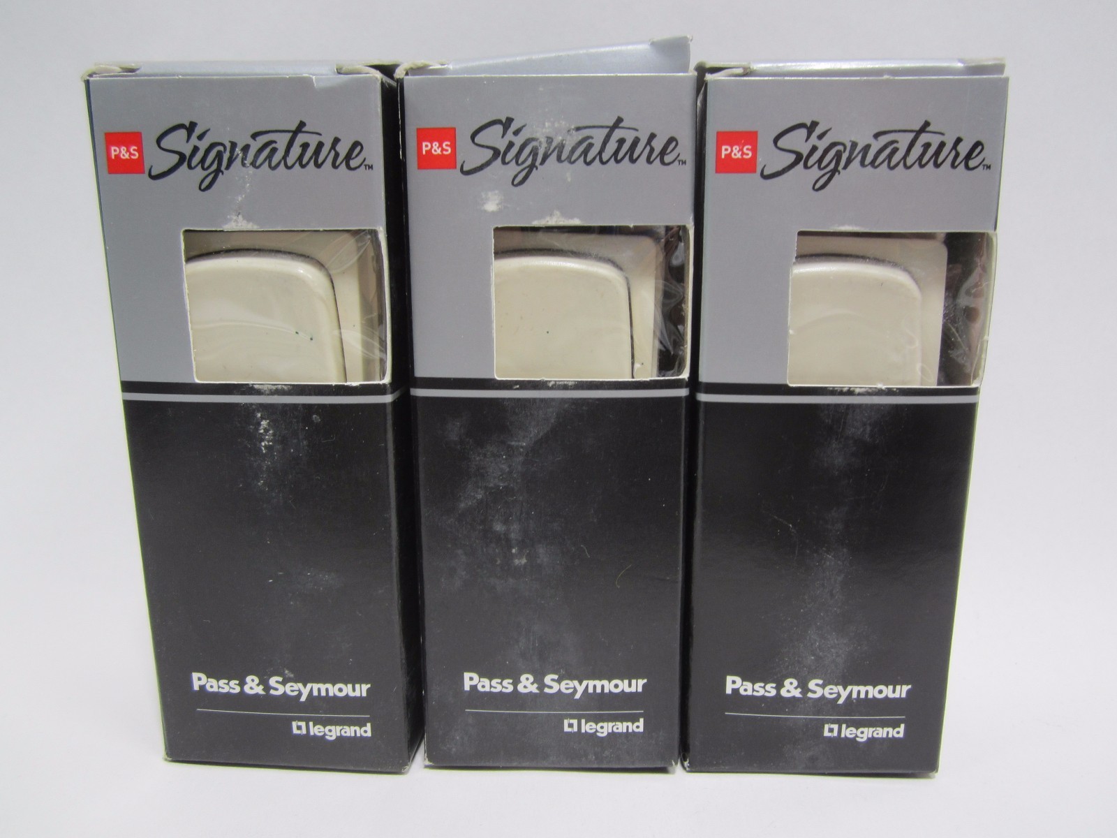 3 Count Lot, Light Almond, Momentary Contact Garbage Disposal Switch,P & S