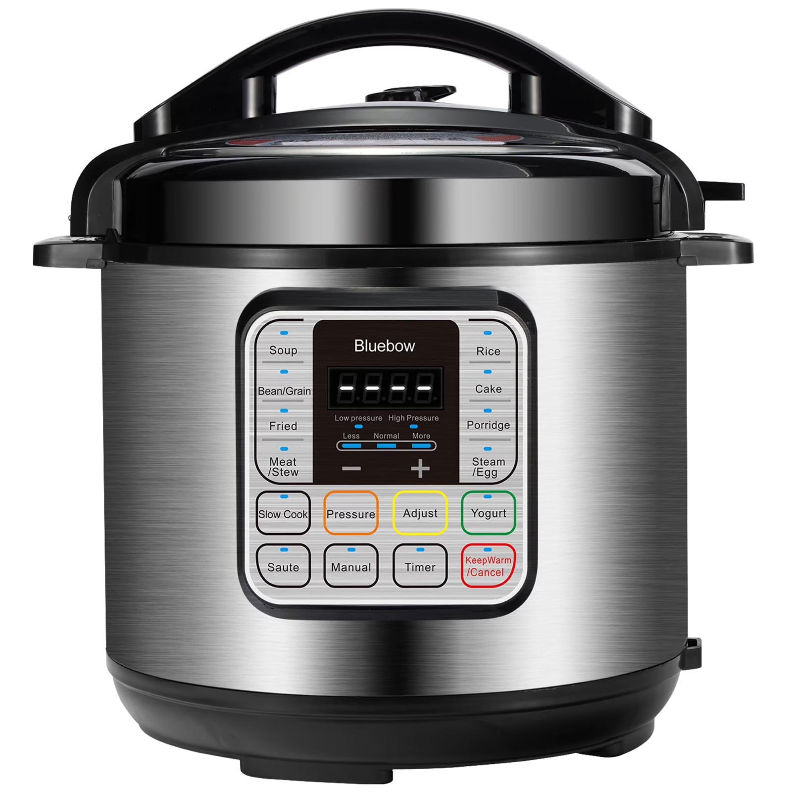 Bluebow 6.5-Quart 11-in-1 Electric Pressure Cooker, Stainless Steel