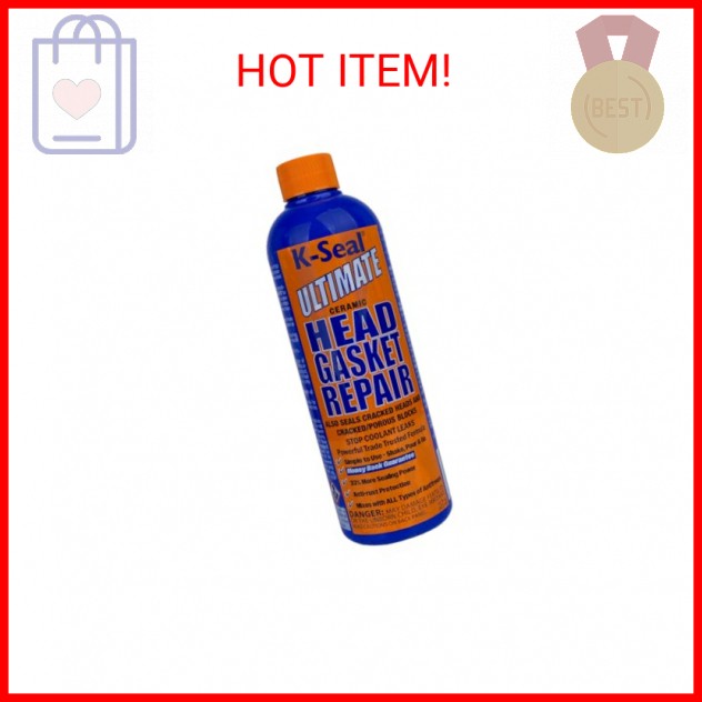 K-Seal ST3501 Pour and Go Head Gasket Sealer, 16oz, Permanent Repair for Blown H