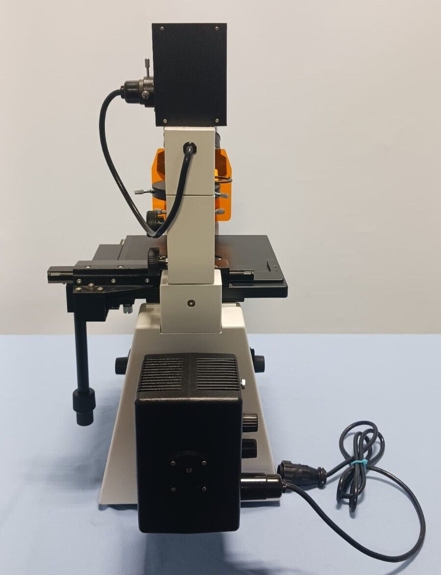 Jenco Binocular Inverted Compound Microscope w/ 10X 25X 40X Objective Lens
