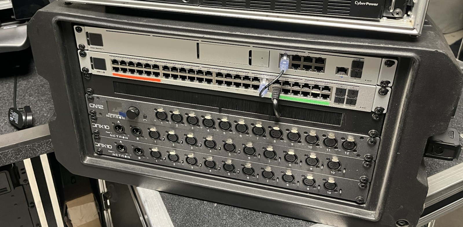 Lighting Data Spider DMX Splitter Network Switch Node Ubiquiti Rack Mount Custom