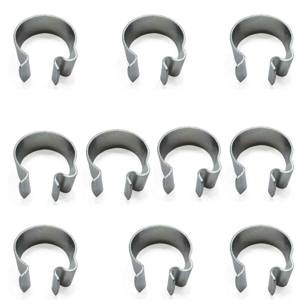 (10) 1" Throttle & Brake Cable Clamps - Vintage Mini Bike Go Kart Drift Trike