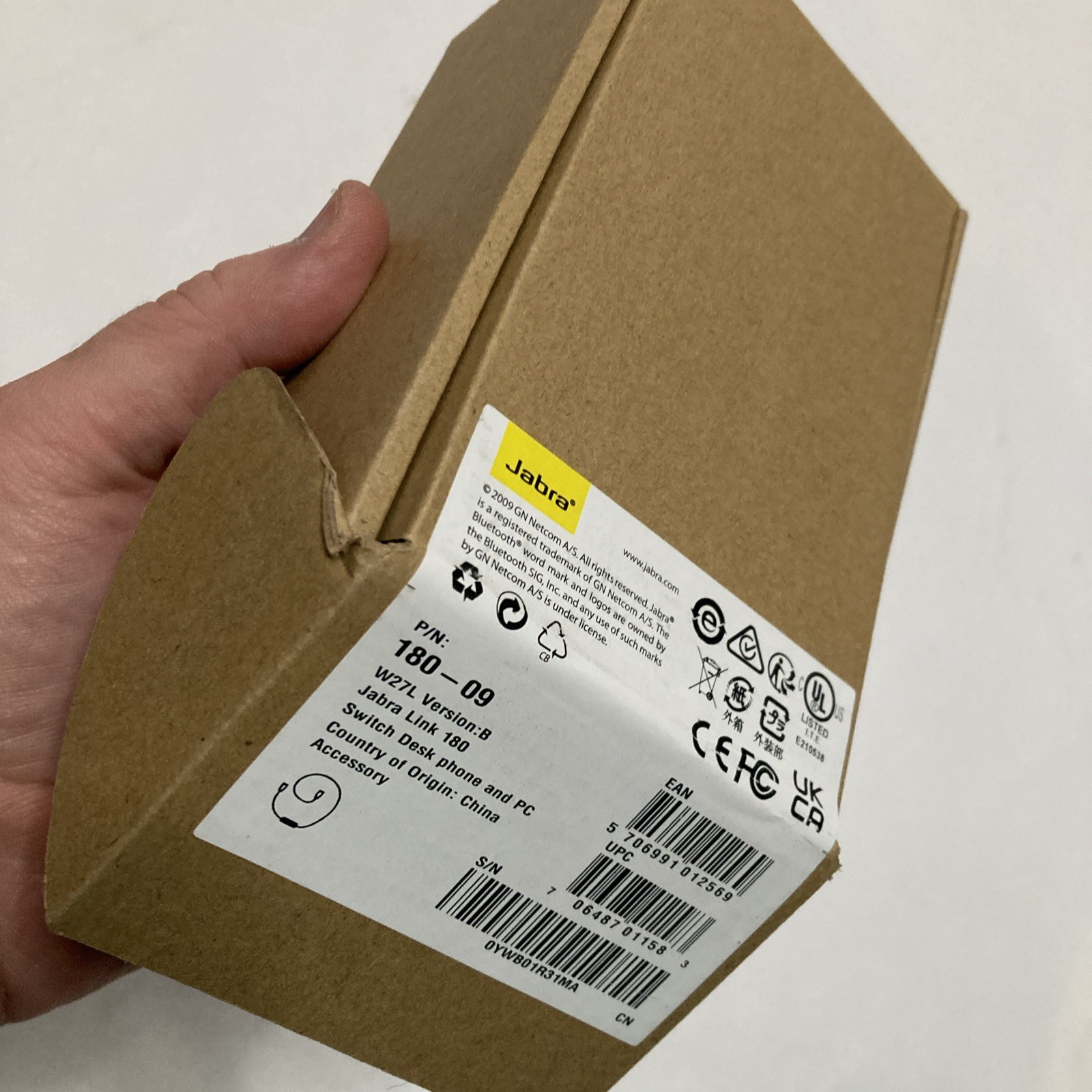Genuine OEM NEW Jabra Link 180 180-09 Switch Desk Phone PC Version A