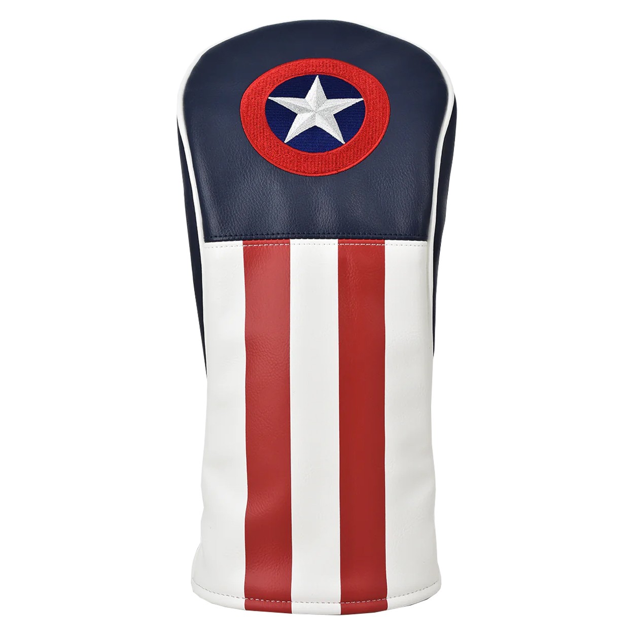 PRG Originals Captain USA Fairway Wood Headcover - Golf Headcover, Red/Wht/Blue