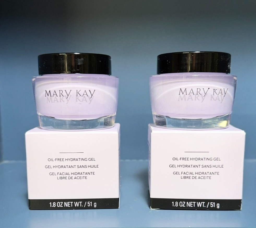 Mary Kay TWO (( 2 )) Oil-Free Hydrating Gel Normal to Oily  Skin Moisturizer.NEW