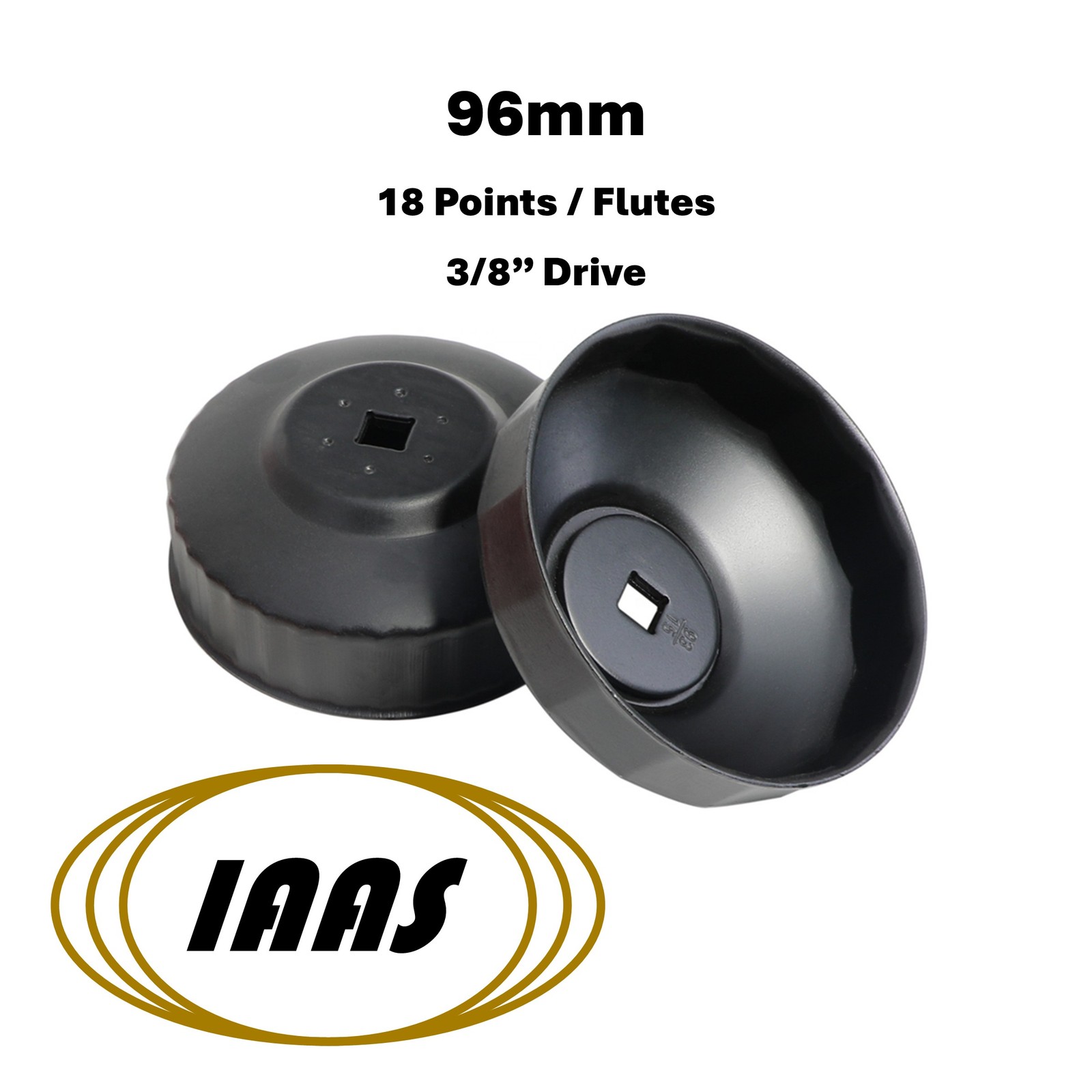 Oil Filter Cap Wrench (Housing Removal Tool) Size 96mm with 18 Points by IAAS