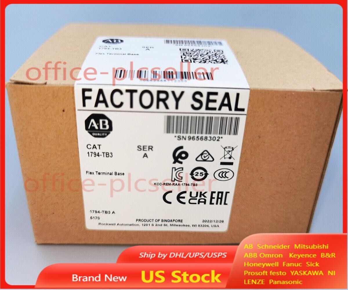 AB 1794-TB3 SER A FLEX I/O Terminal Base 1794TB3 Sealed in Box