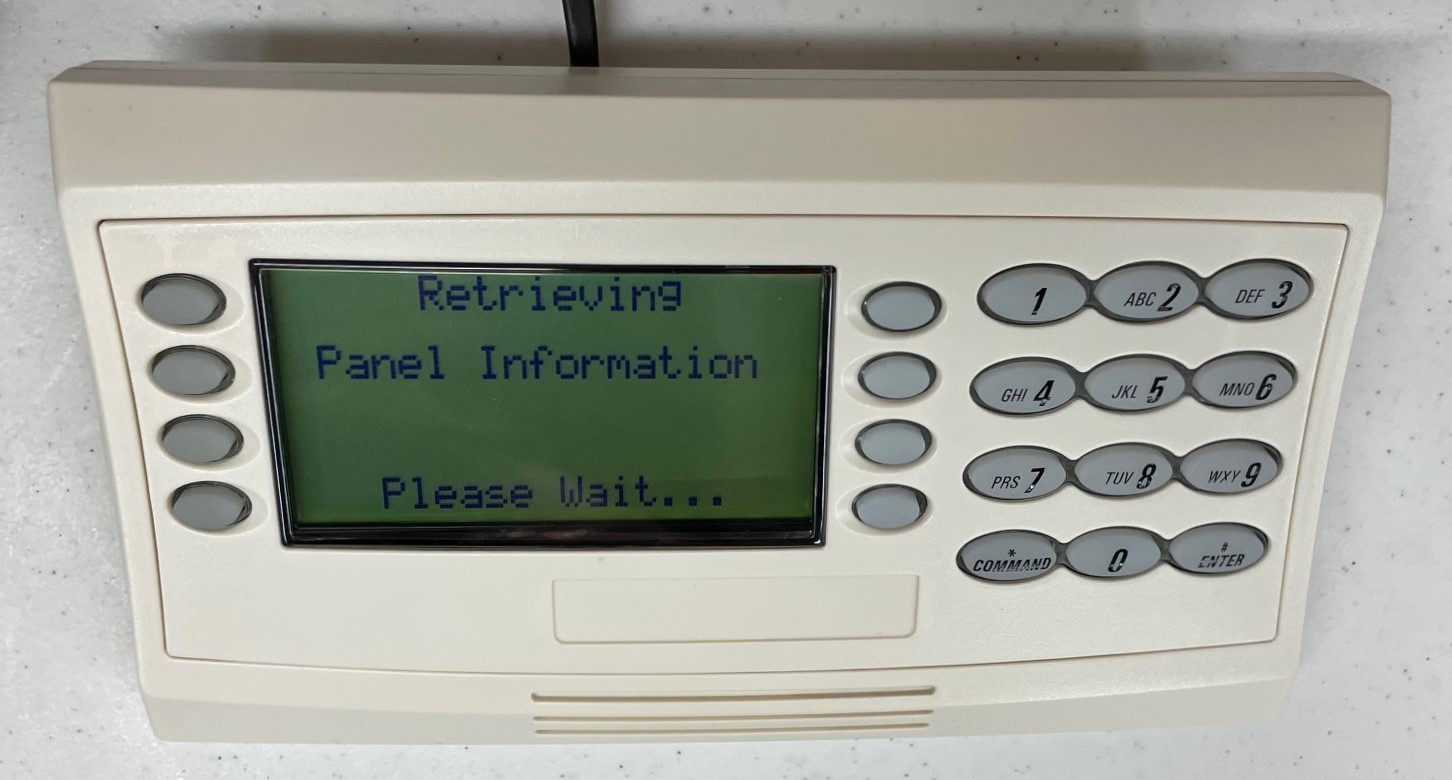 Bosch Radionics D1260 ATM 4 Line Command Center LCD Alarm Keypad - New