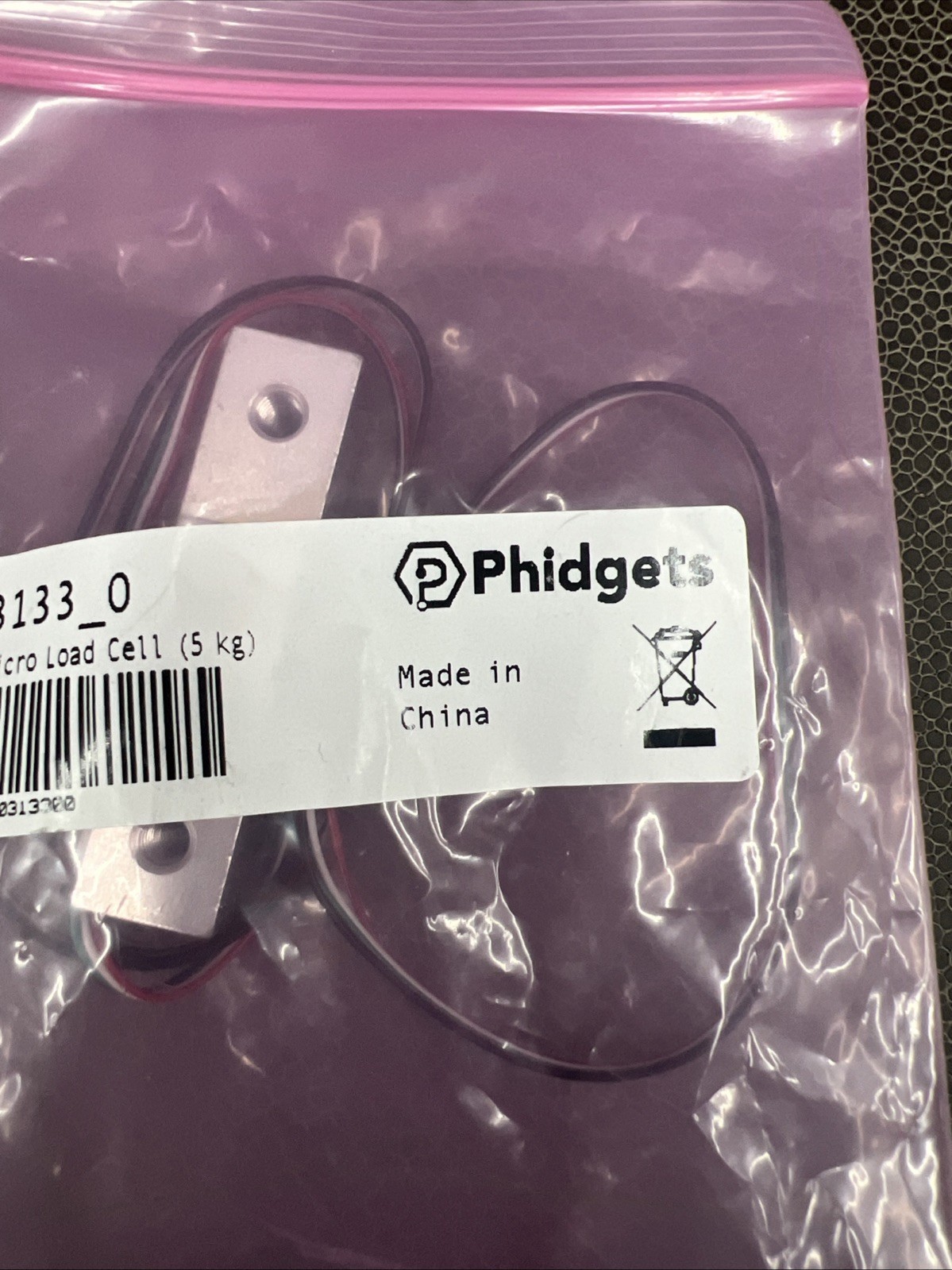 Phidgets 3133_0 Single Point Load Cell - 5kg Load Cell Loadcell Phidget 3133