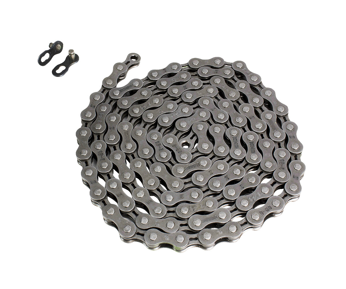 KMC Chain 5/6 Speed 1/2 x 3/32 116L Gray Z6