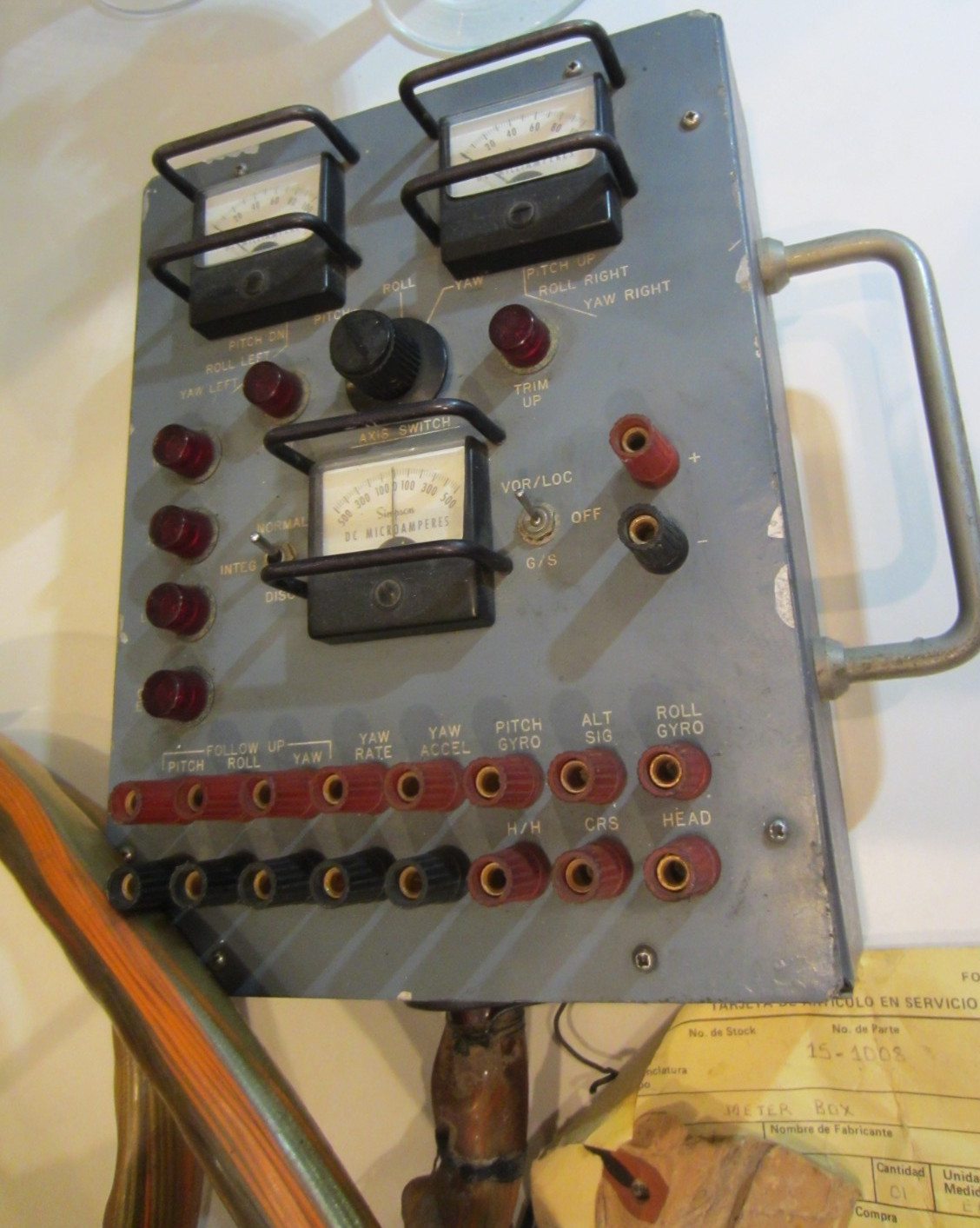 YAW DAMPER METER BOX WITH CONNECTORS P/N 15-1008