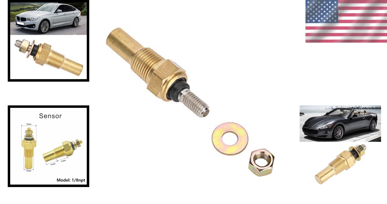 Precision Coolant Temperature Sending Unit for Accurate Vehicle Engine Readings