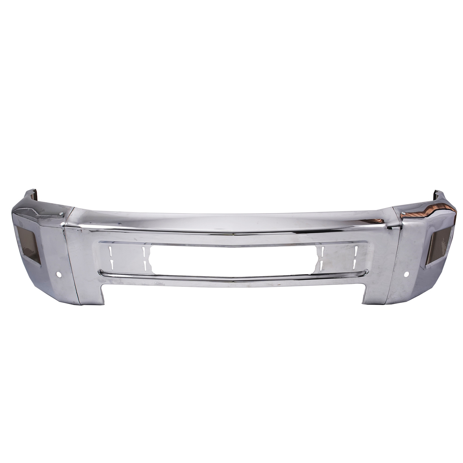 Fit For Chevy Silverado 2500 HD 2015-2019 Front Bumper Chrome W/ Fog Light Holes