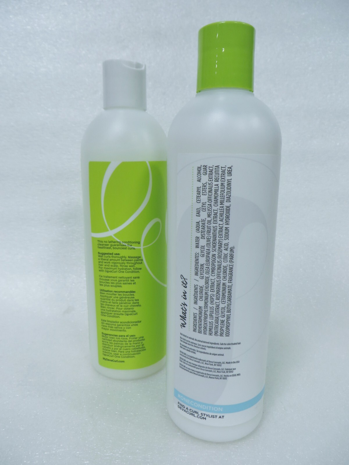 DEVA CURL NO POO ORIGINAL CLEANSER & ONE CONDITION 12 OZ