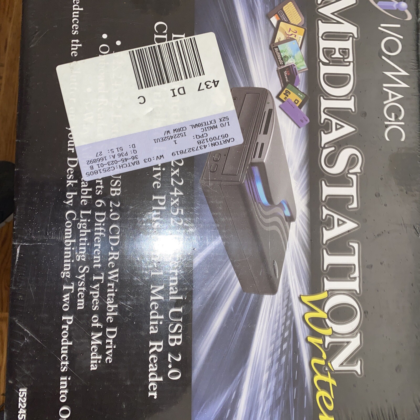 6 in 1 EXTERNAL FLASH MEDIA READER/WRITER BRAND NEW IN SEALED PACKAGE FROM MFG.